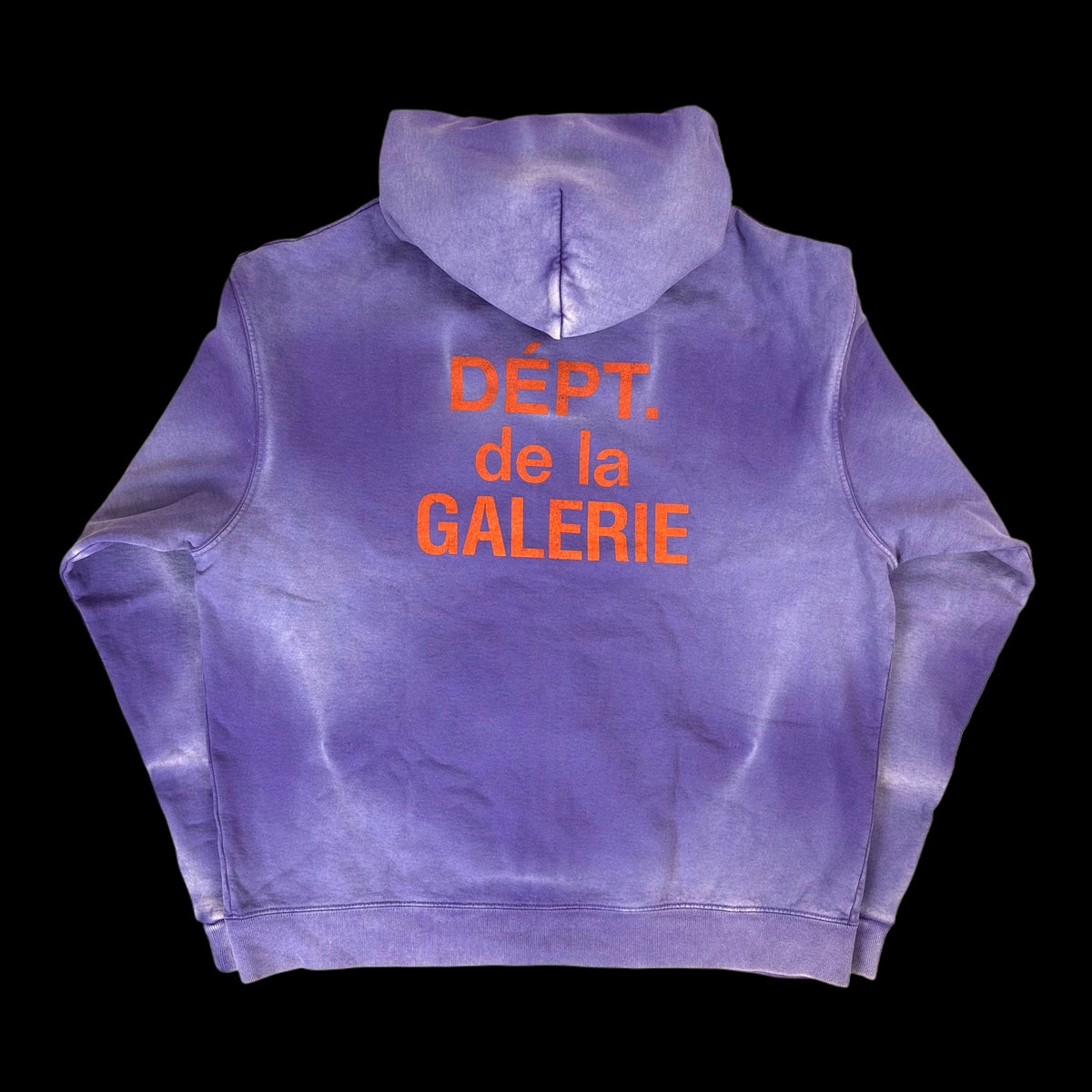 gallery dept french zip hoodie purple sun fade – change clothes