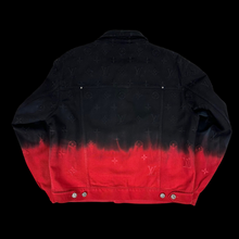 Load image into Gallery viewer, 2024 louis vuitton ombré embroidered denim jacket