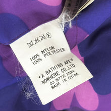 Load image into Gallery viewer, 2006 bape purple camo hooded puffer jacket *reversible