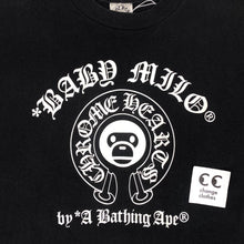 Load image into Gallery viewer, 2009 chrome hearts // bape baby milo tee