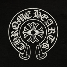 Load image into Gallery viewer, 2024 chrome hearts silver glitter horseshoe hoodie