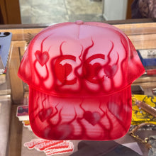 Load image into Gallery viewer, cc heart eyes hat by jimmy guiterrez