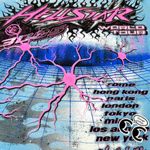 Load image into Gallery viewer, 2023 hellstar neuron tour tee