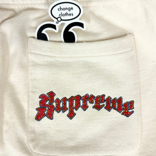 Load image into Gallery viewer, 2021 supreme panther sweatpants natural