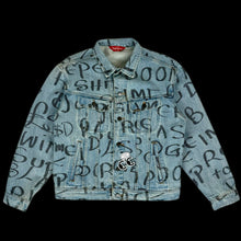 Load image into Gallery viewer, 2020 supreme black ark denim trucker jacket
