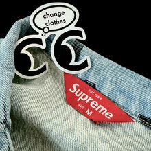 Load image into Gallery viewer, 2020 supreme black ark denim trucker jacket