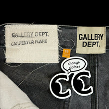 Load image into Gallery viewer, gallery dept carpenter flare pants charcoal