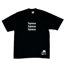 Load image into Gallery viewer, 2022 asspizza triple box logo tee