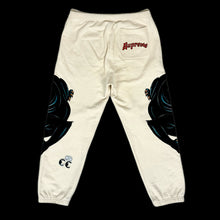 Load image into Gallery viewer, 2021 supreme panther sweatpants natural