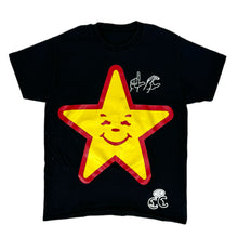 Load image into Gallery viewer, 2022 asspizza star tee black