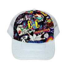 Load image into Gallery viewer, cc environmental patchwork trucker hat by crusty wizard
