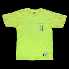 Load image into Gallery viewer, early 2000s chrome hearts scroll logo tee neon
