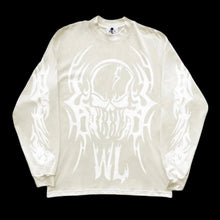Load image into Gallery viewer, warren lotas tribal skull hazard tonal l/s