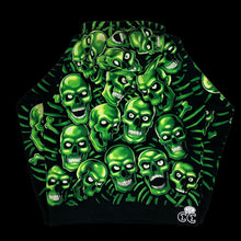 Load image into Gallery viewer, 2018 supreme // liquid blue skull pile hoodie