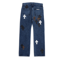 Load image into Gallery viewer, 2022 chrome hearts denim jeans fleur knee