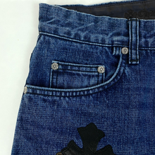 Load image into Gallery viewer, 2022 chrome hearts denim jeans fleur knee