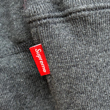 Load image into Gallery viewer, 2021 supreme box logo hoodie charcoal
