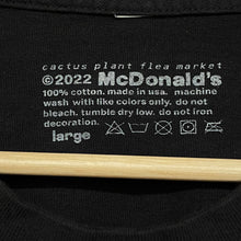 Load image into Gallery viewer, 2022 cactus plant flea market // mcdonald’s buddy & friends tee black