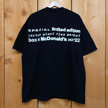 Load image into Gallery viewer, 2022 cactus plant flea market // mcdonald’s buddy & friends tee black