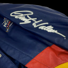 Load image into Gallery viewer, 2005 jeff hamilton rusty wallace miller lite leather racing jacket