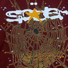 Load image into Gallery viewer, 2022 spider star logo hoodie wine