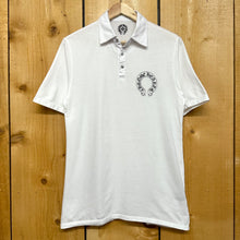 Load image into Gallery viewer, chrome hearts horseshoe logo polo w/ plus cross buttons