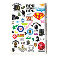 Load image into Gallery viewer, 2006 bape collage apehead polo