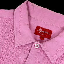 Load image into Gallery viewer, 2021 supreme embroidered linen button up
