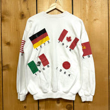 Load image into Gallery viewer, 90s olympic flags sweatshirt