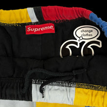 Load image into Gallery viewer, 2018 supreme patchwork pique shorts