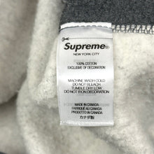 Load image into Gallery viewer, 2021 supreme box logo hoodie charcoal