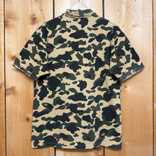Load image into Gallery viewer, 2011 bape camo apehead polo