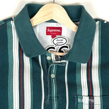 Load image into Gallery viewer, 2021 supreme vertical stripe polo