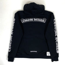 Load image into Gallery viewer, chrome hearts scroll logo thermal dagger zip up