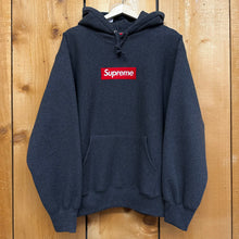 Load image into Gallery viewer, 2021 supreme box logo hoodie charcoal
