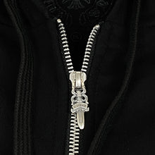 Load image into Gallery viewer, chrome hearts los angeles exclusive horseshoe dagger zip up