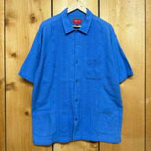 Load image into Gallery viewer, 2021 supreme embroidered linen button up
