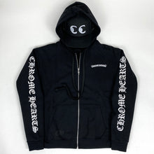 Load image into Gallery viewer, chrome hearts scroll logo thermal dagger zip up