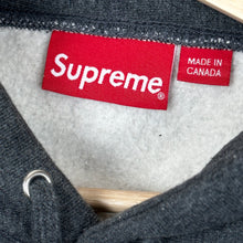 Load image into Gallery viewer, 2021 supreme box logo hoodie charcoal