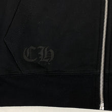 Load image into Gallery viewer, chrome hearts horseshoe floral dagger zip up hoodie