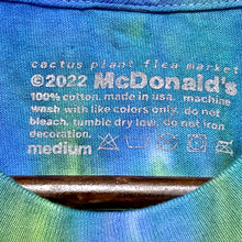 Load image into Gallery viewer, 2022 cactus plant flea market // mcdonald’s buddy & friends tee tie dye