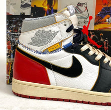 Load image into Gallery viewer, 2018 union // air jordan 1 black toe