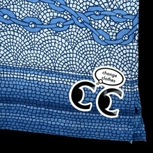 Load image into Gallery viewer, 2020 supreme mosaic silk shirt blue