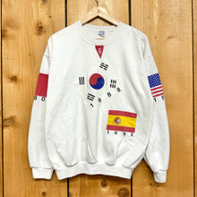 Load image into Gallery viewer, 90s olympic flags sweatshirt