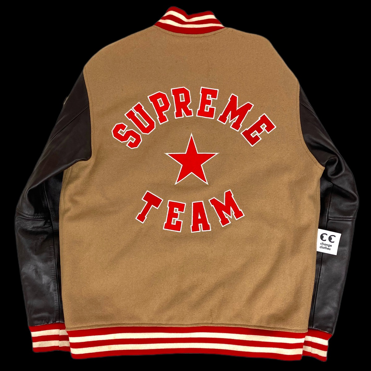 2006 supreme all city baseball jacket – change clothes
