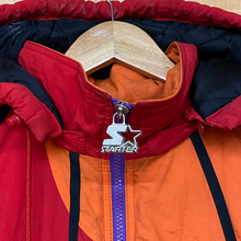 Load image into Gallery viewer, vintage phoenix suns starburst starter nylon jacket