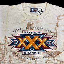 Load image into Gallery viewer, 1995 super bowl xxx 30 all over print tee