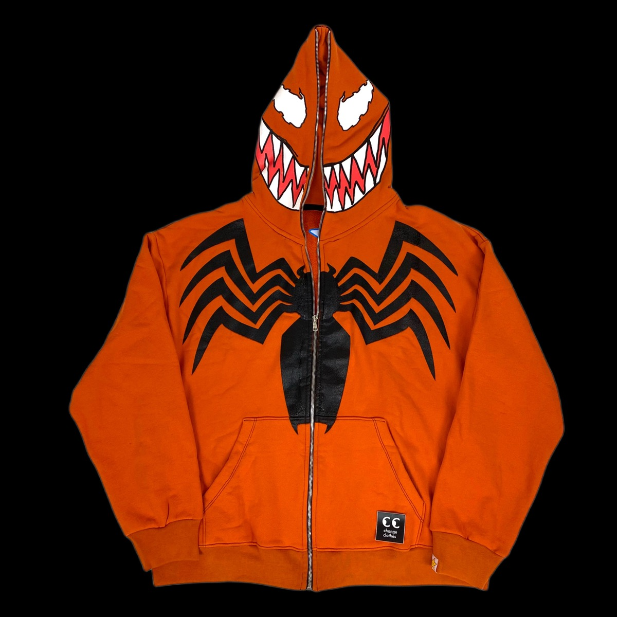 2022 asspizza venom full zip hoodie – change clothes