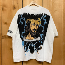 Load image into Gallery viewer, kanye west awge jesus is king lightning tee