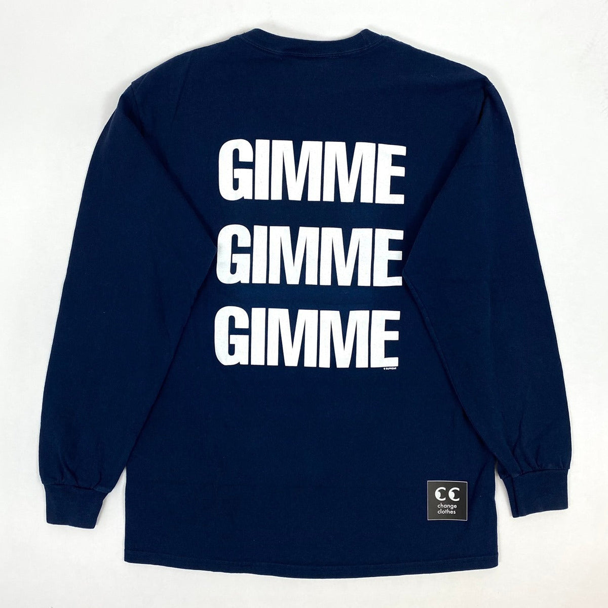 Supreme Snow White Long Sleeve Tee 2011 – change clothes